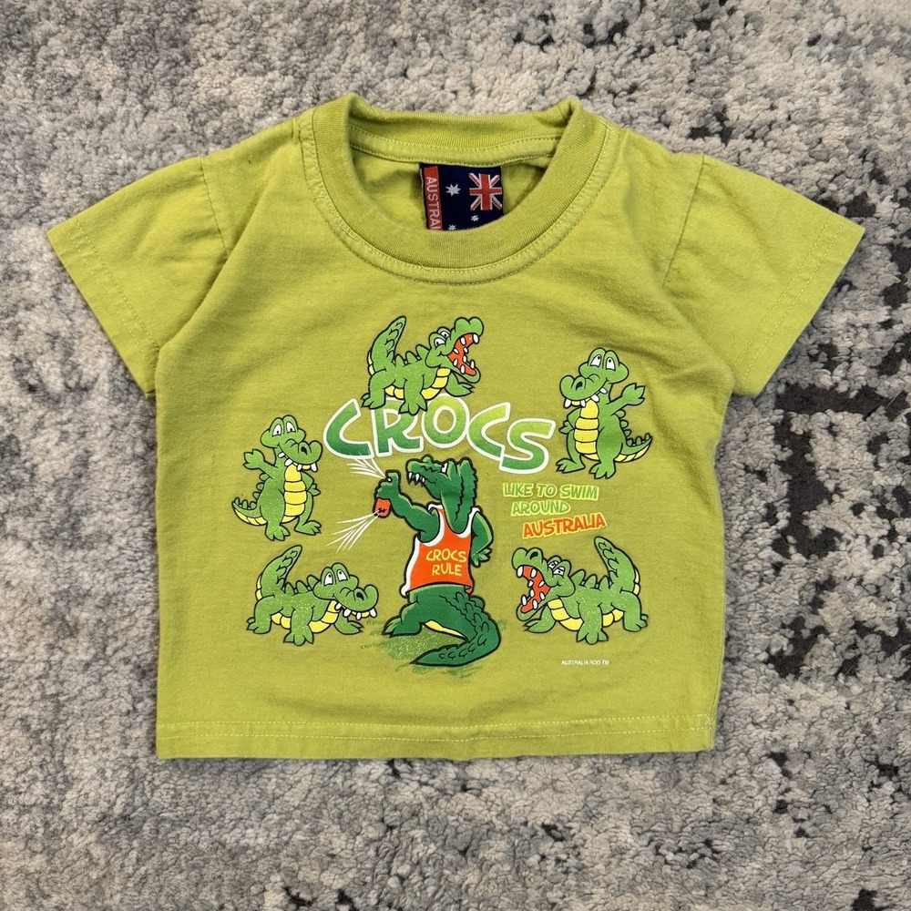 Vintage/Y2K Australia "Crocs" – Infant Size 0 – 100% Cotton